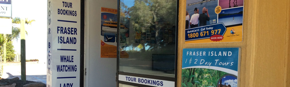 Drop into the Tourist Office to organise all your tour needs
